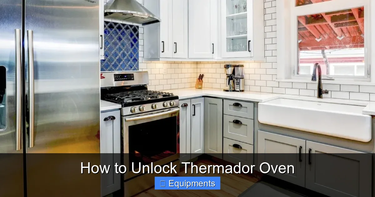How to Unlock Thermador Oven