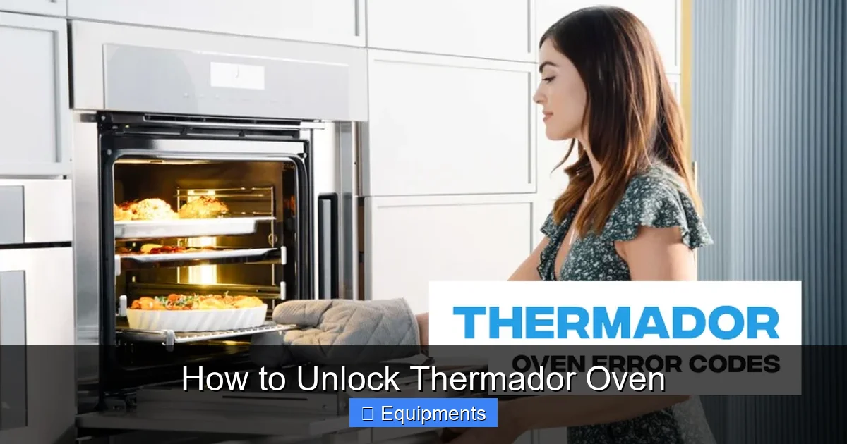 How to Unlock Thermador Oven
