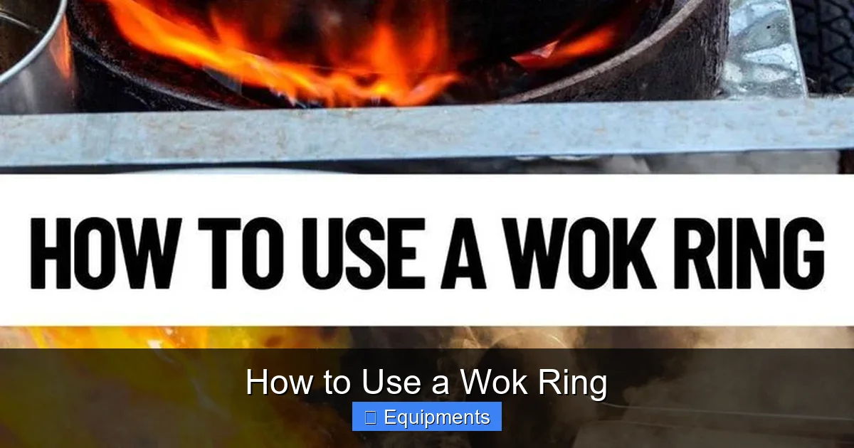 How to Use a Wok Ring