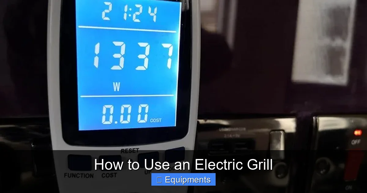 How to Use an Electric Grill