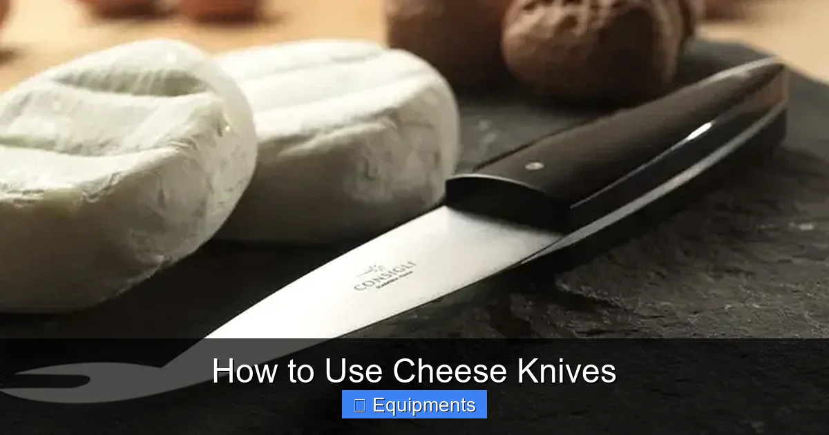 How to Use Cheese Knives