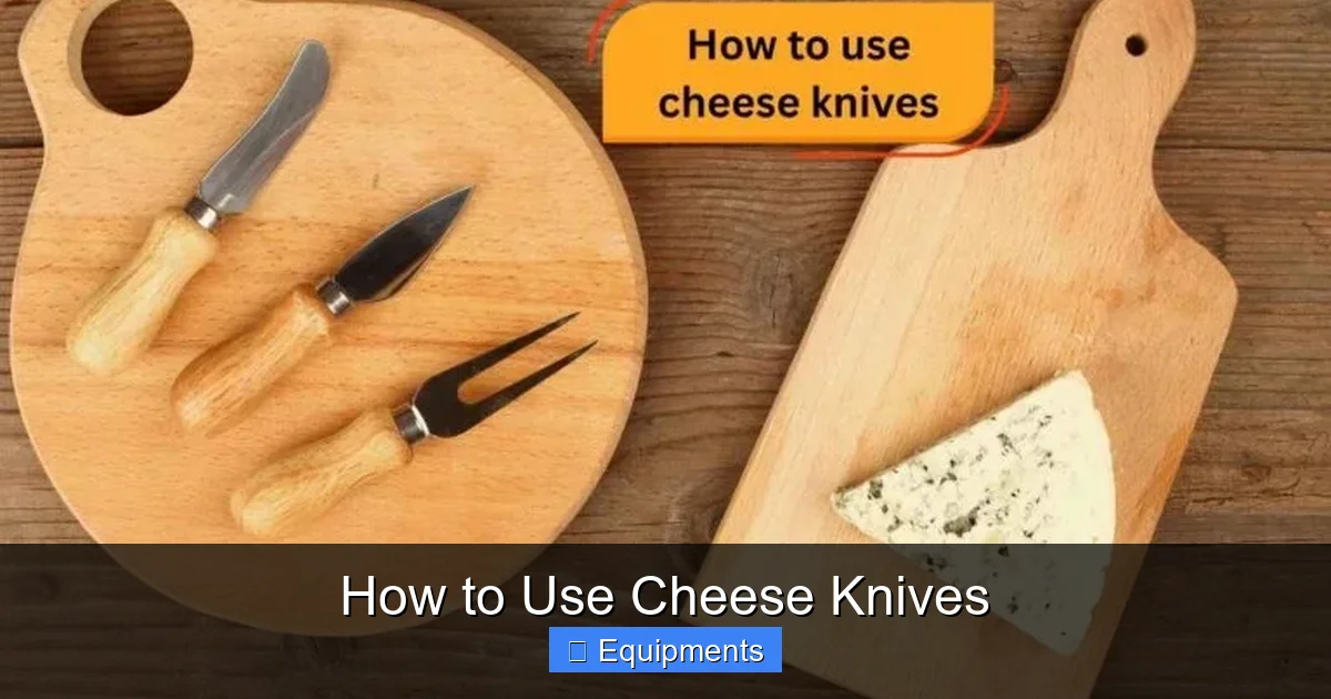How to Use Cheese Knives