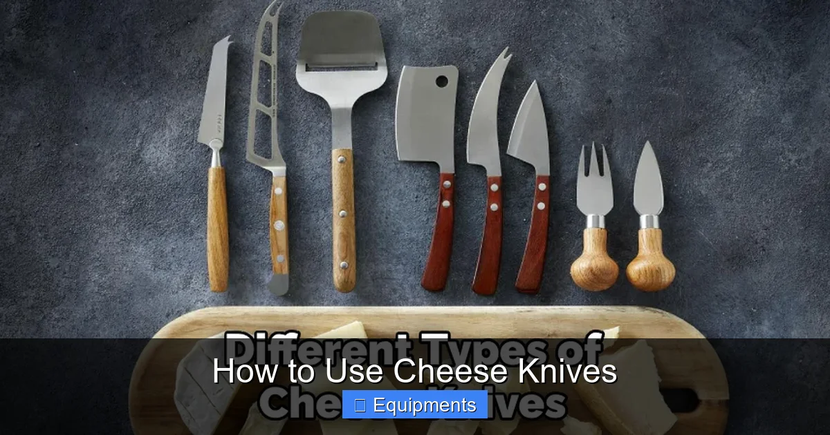 How to Use Cheese Knives