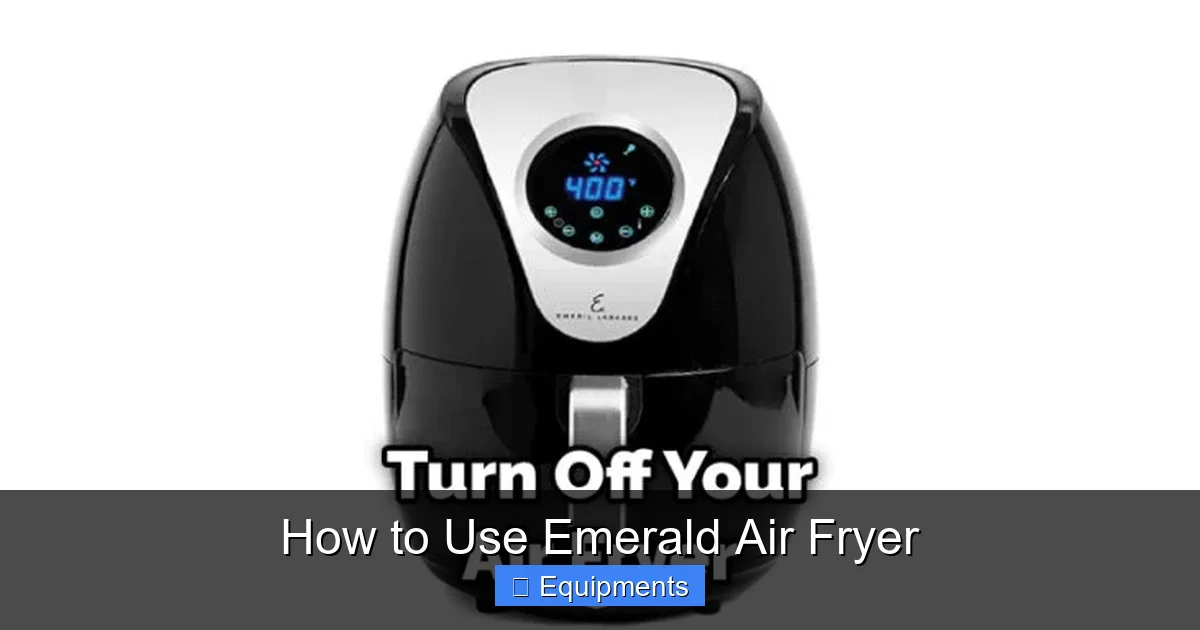 How to Use Emerald Air Fryer