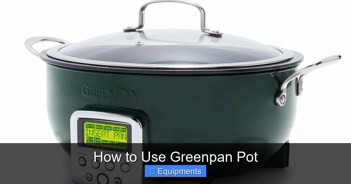 How to Use Greenpan Pot