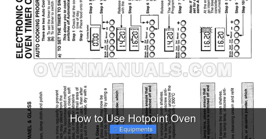 How to Use Hotpoint Oven
