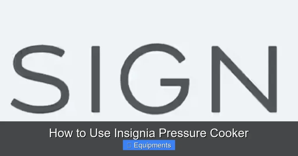 How to Use Insignia Pressure Cooker