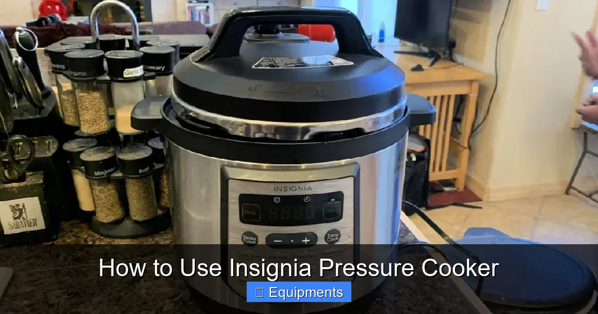 How to Use Insignia Pressure Cooker