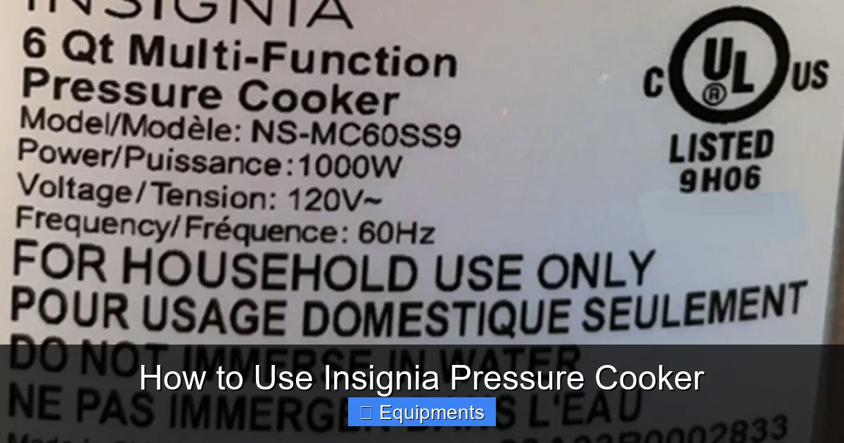How to Use Insignia Pressure Cooker