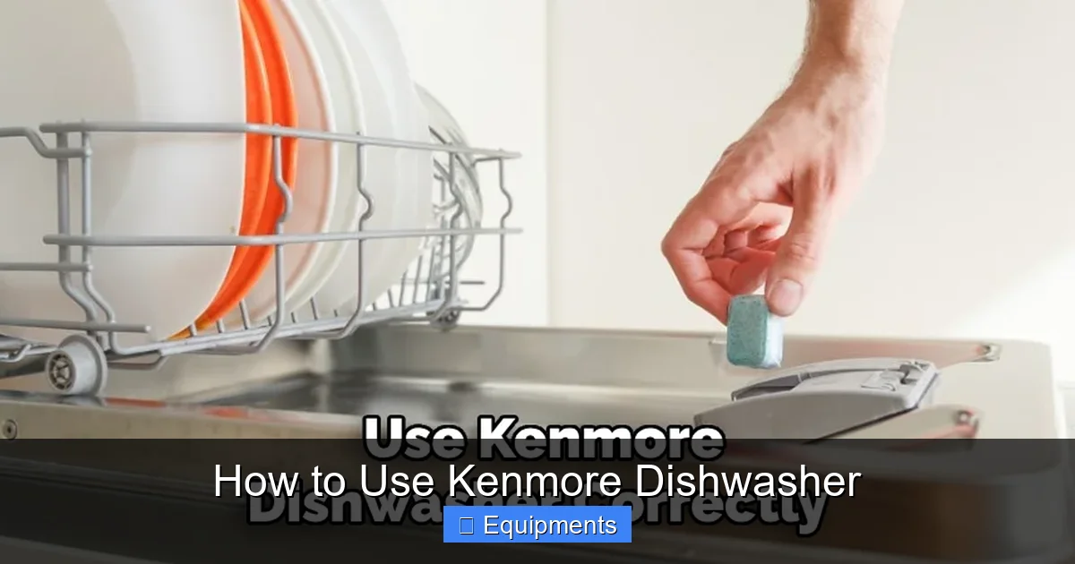 How to Use Kenmore Dishwasher