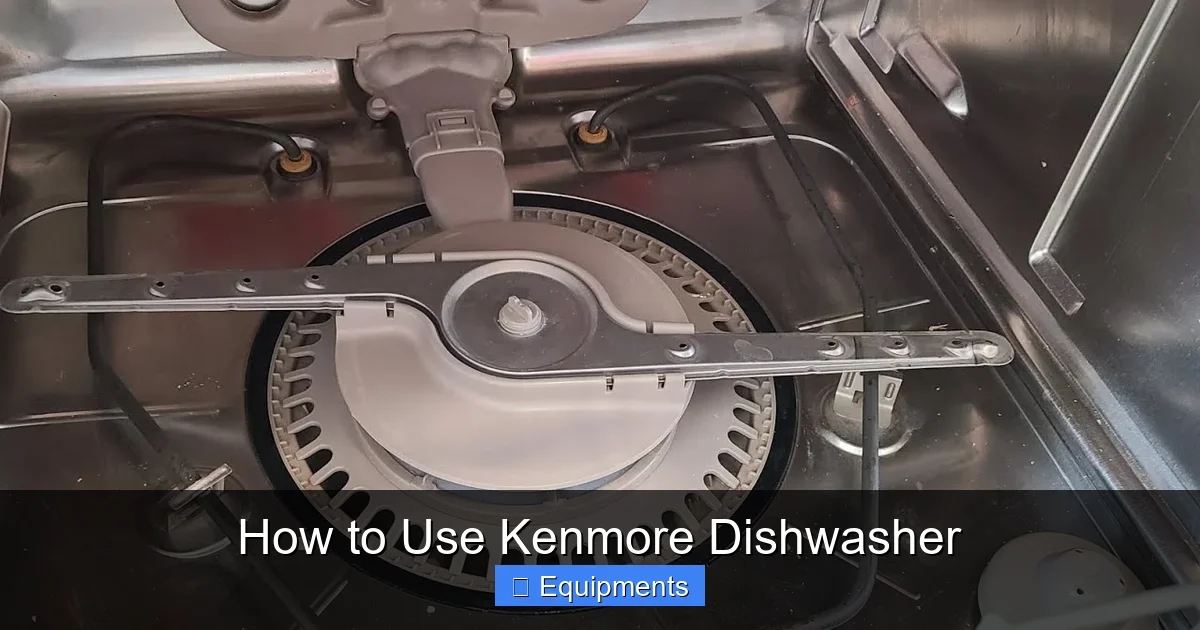 How to Use Kenmore Dishwasher