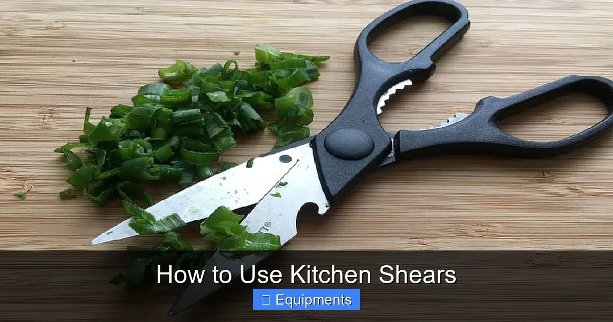 How to Use Kitchen Shears