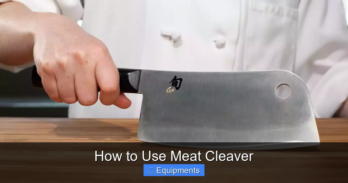 How to Use Meat Cleaver