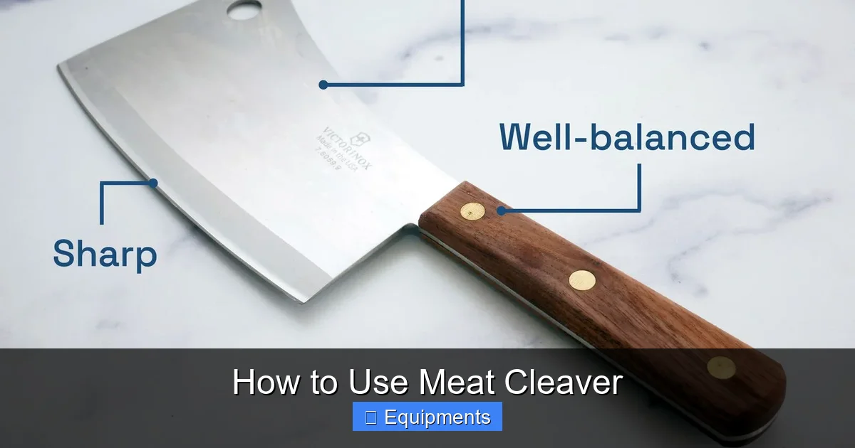 How to Use Meat Cleaver