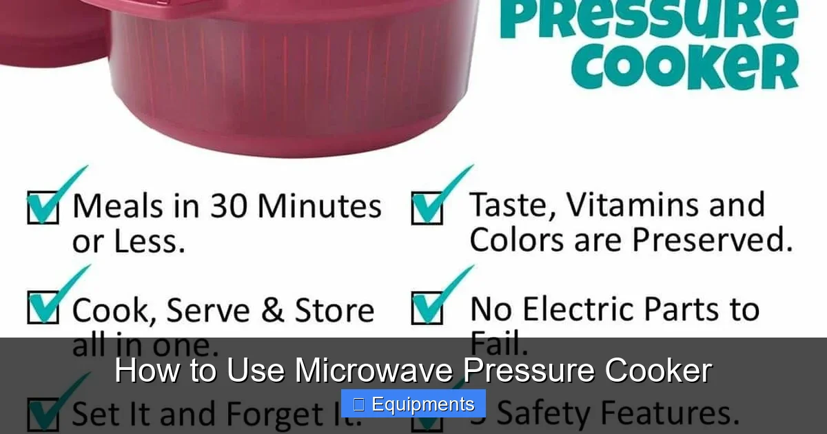 How to Use Microwave Pressure Cooker