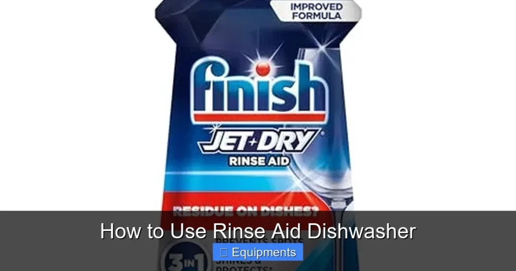 How to Use Rinse Aid Dishwasher