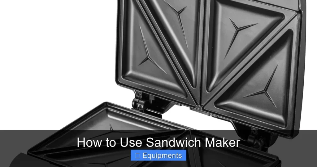 How to Use Sandwich Maker