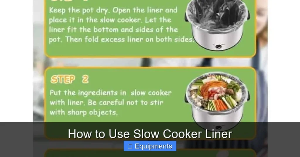 How to Use Slow Cooker Liner