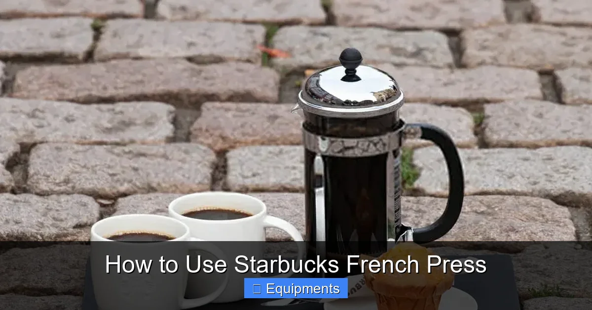 How to Use Starbucks French Press
