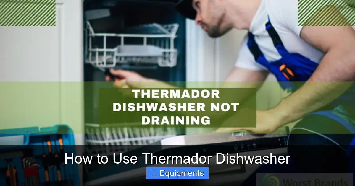 How to Use Thermador Dishwasher