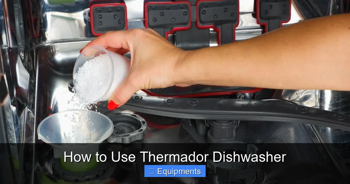 How to Use Thermador Dishwasher