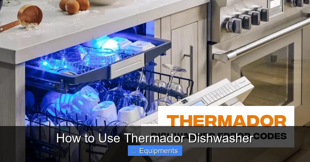 How to Use Thermador Dishwasher
