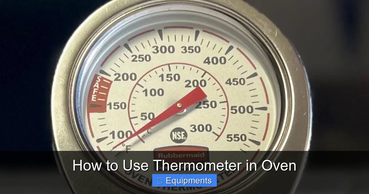 How to Use Thermometer in Oven
