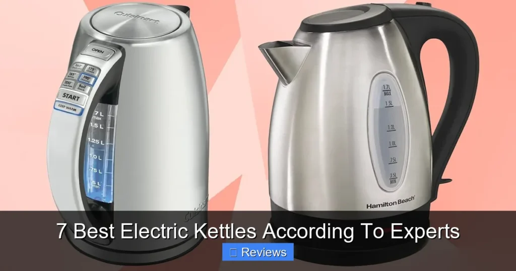 7 Best Electric Kettles According To Experts