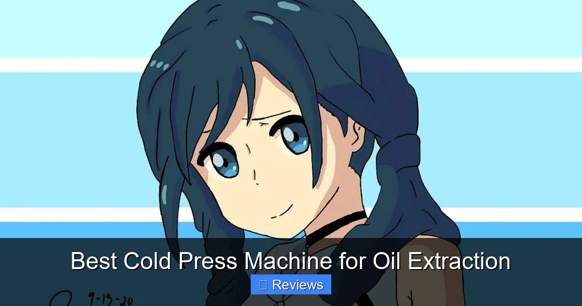 Best Cold Press Machine for Oil Extraction