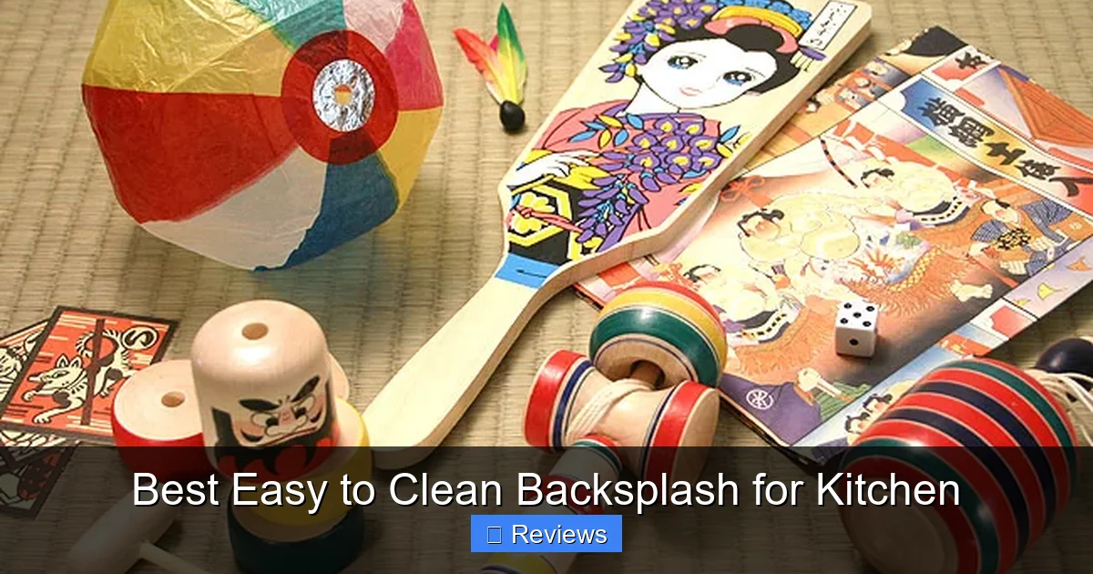 Best Easy to Clean Backsplash for Kitchen