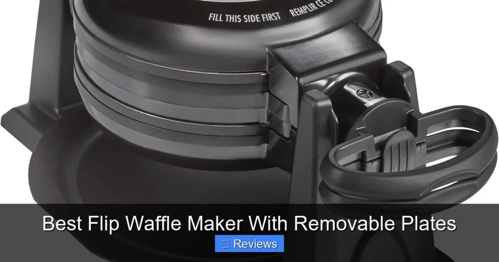 Best Flip Waffle Maker With Removable Plates