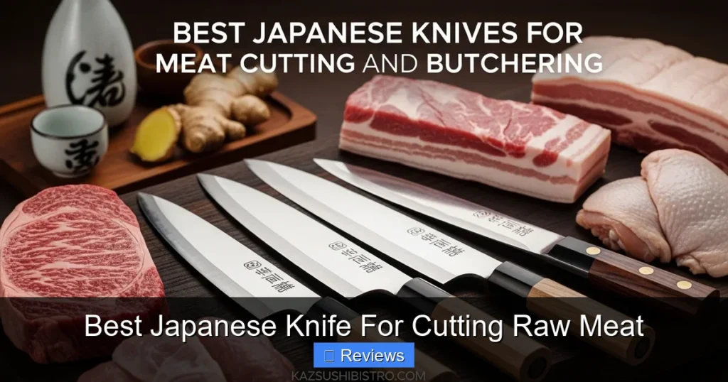 Best Japanese Knife For Cutting Raw Meat
