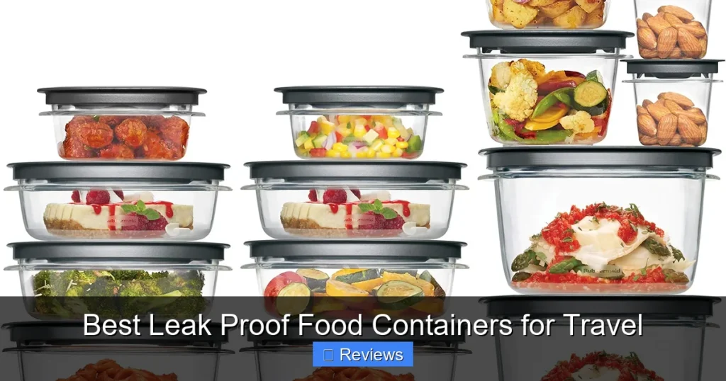 Best Leak Proof Food Containers for Travel