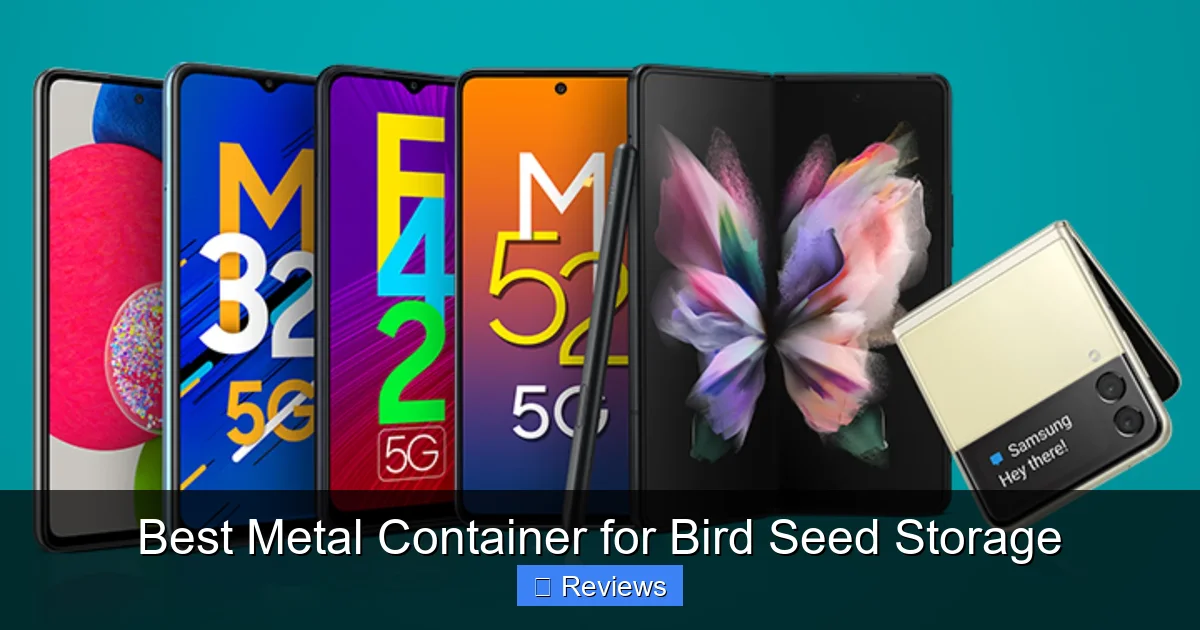 Best Metal Container for Bird Seed Storage