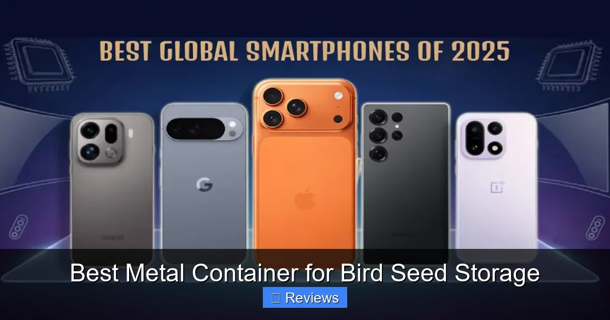 Best Metal Container for Bird Seed Storage