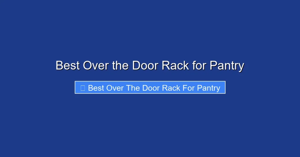 Best Over the Door Rack for Pantry