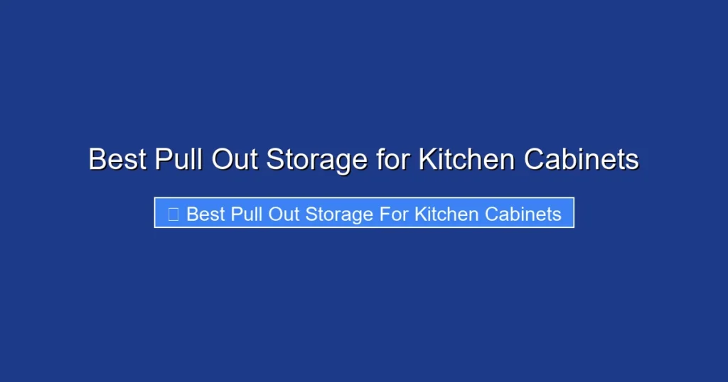 Best Pull Out Storage for Kitchen Cabinets
