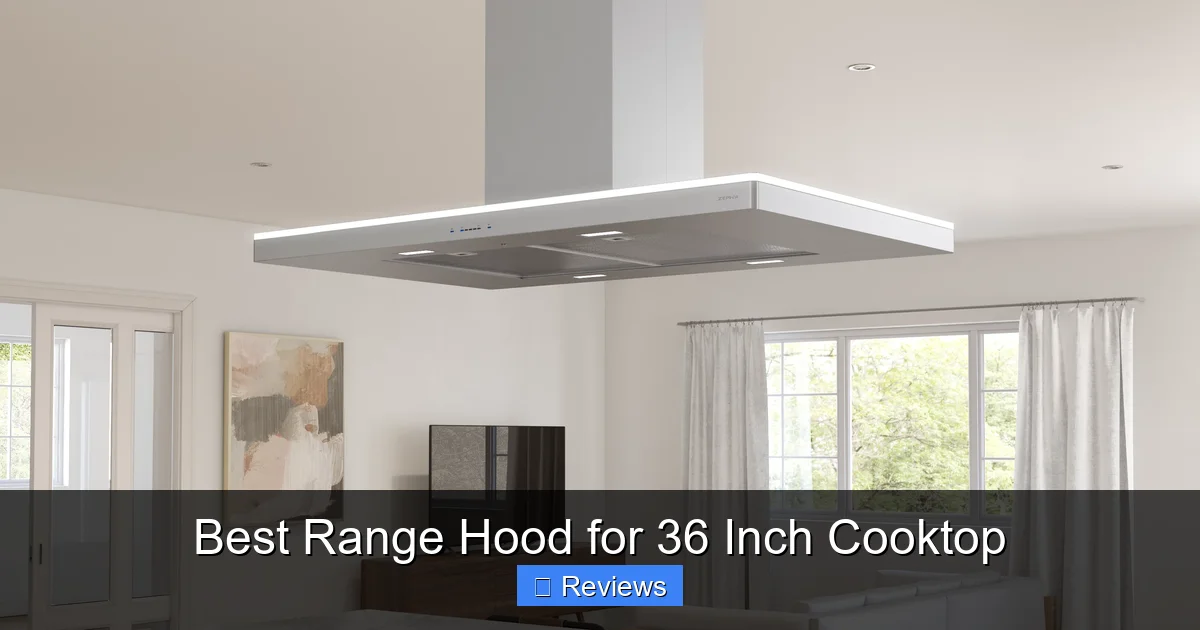 Best Range Hood for 36 Inch Cooktop