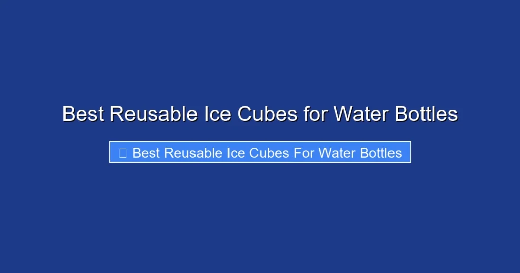 Best Reusable Ice Cubes for Water Bottles