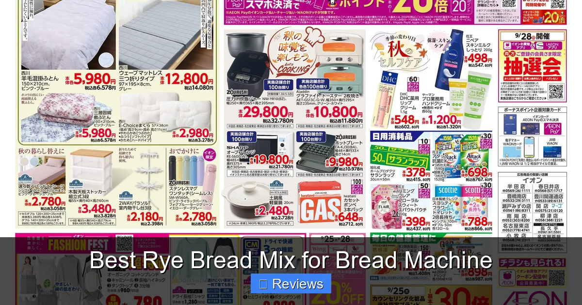 Best Rye Bread Mix for Bread Machine