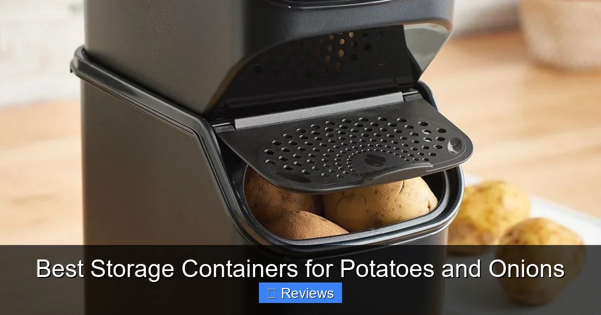 Best Storage Containers for Potatoes and Onions