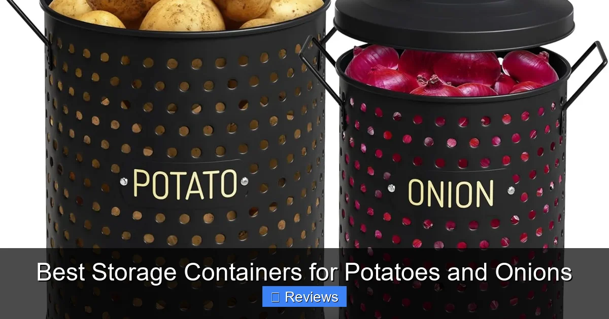 Best Storage Containers for Potatoes and Onions