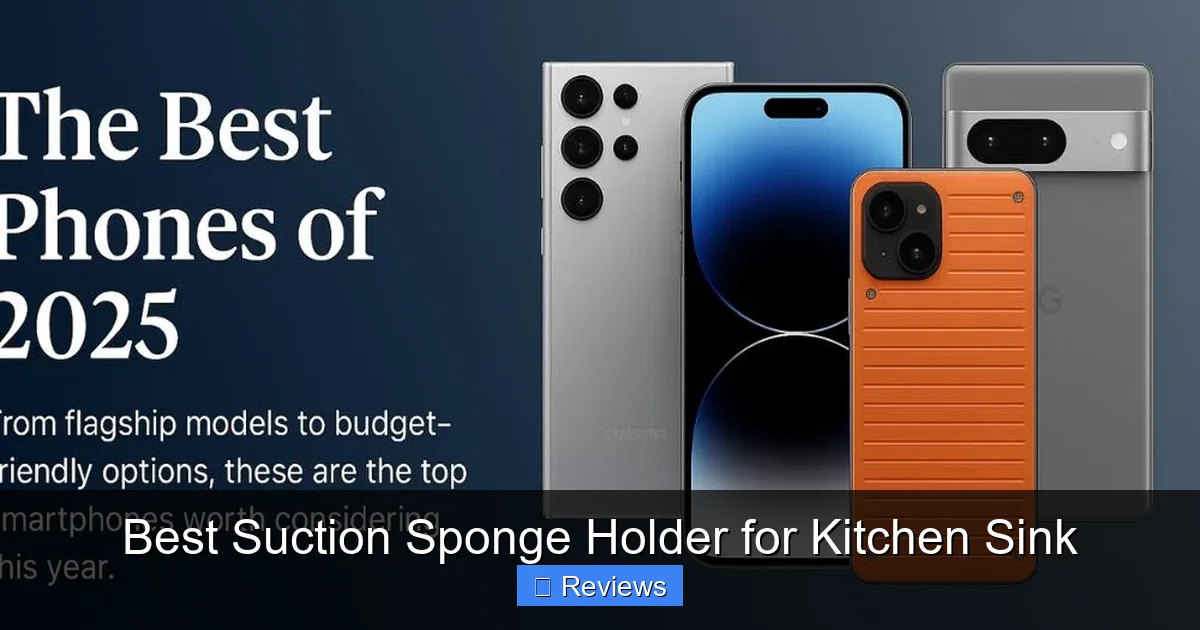 Best Suction Sponge Holder for Kitchen Sink