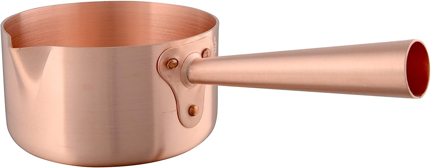 Mauviel M'Passion 1.2-Quart Copper Sugar and Caramel Saucepan, Made in