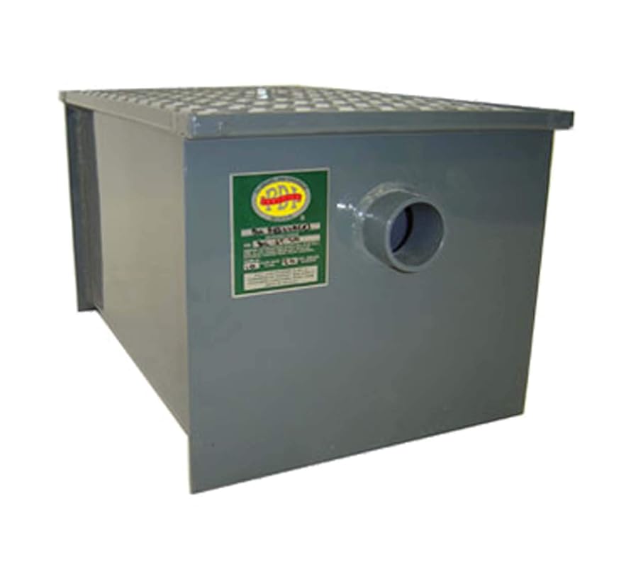 John Boos GT-8 Carbon Steel Grease Interceptor, 14.2" x 11.2" x 10.5",