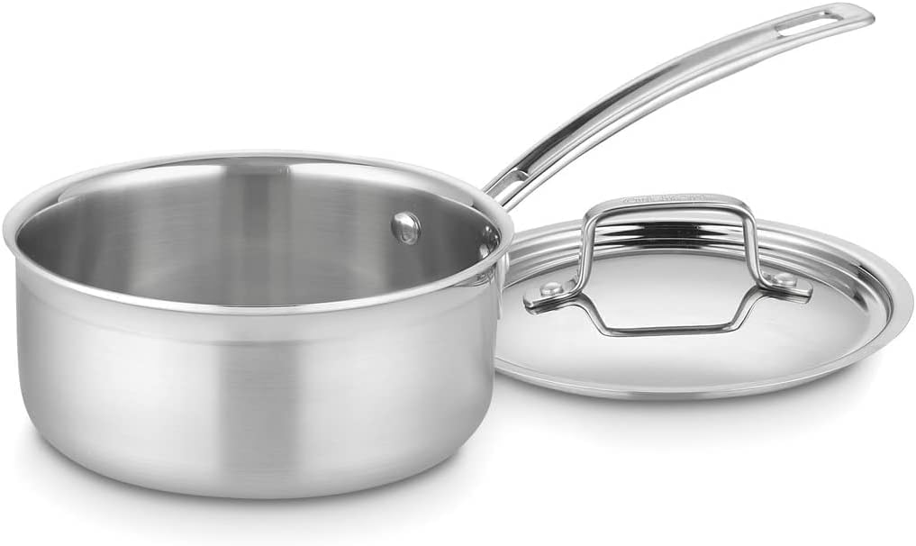 Cuisinart Multiclad Pro 1.5-Quart Triple Ply Stainless Steel Saucepan 