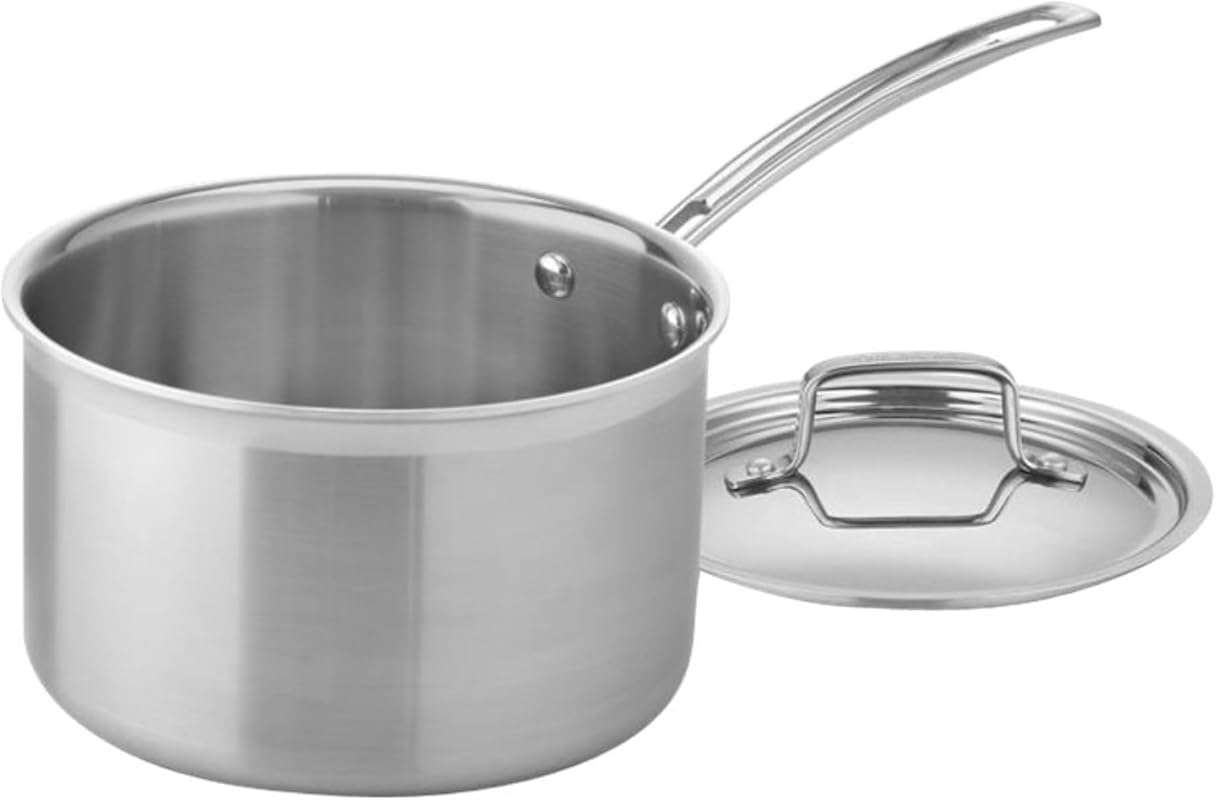 Cuisinart Multiclad Pro 4-Quart Triple Ply Stainless Steel Skillet wit