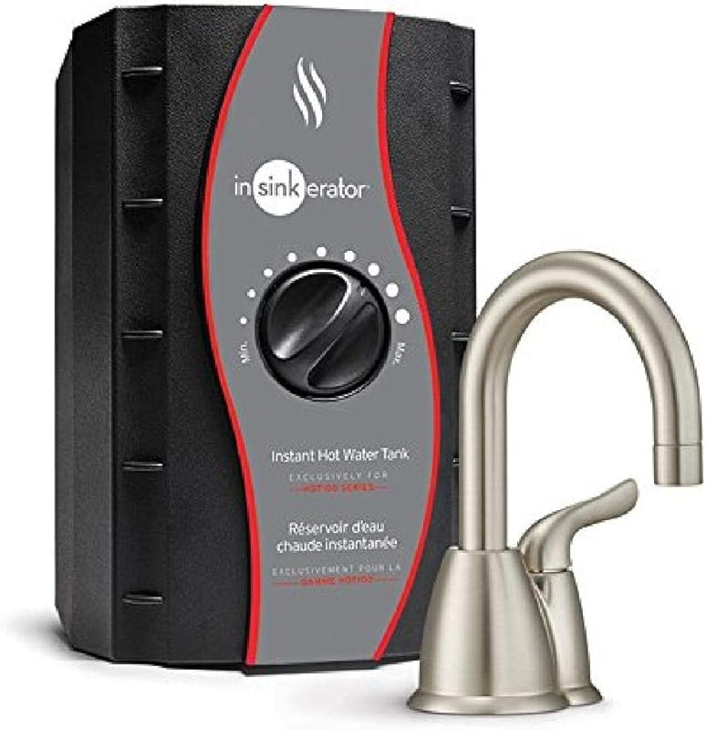 InSinkErator H-HOT150SN-SS Instant Hot Water Dispenser with Stainless Steel Tank