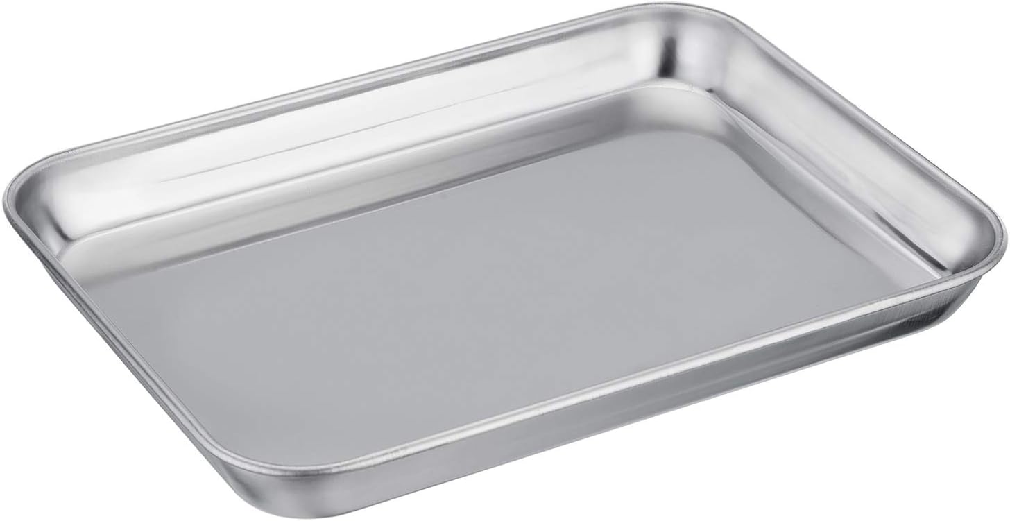 TeamFar Pure Stainless Steel Toaster Oven Pan 7