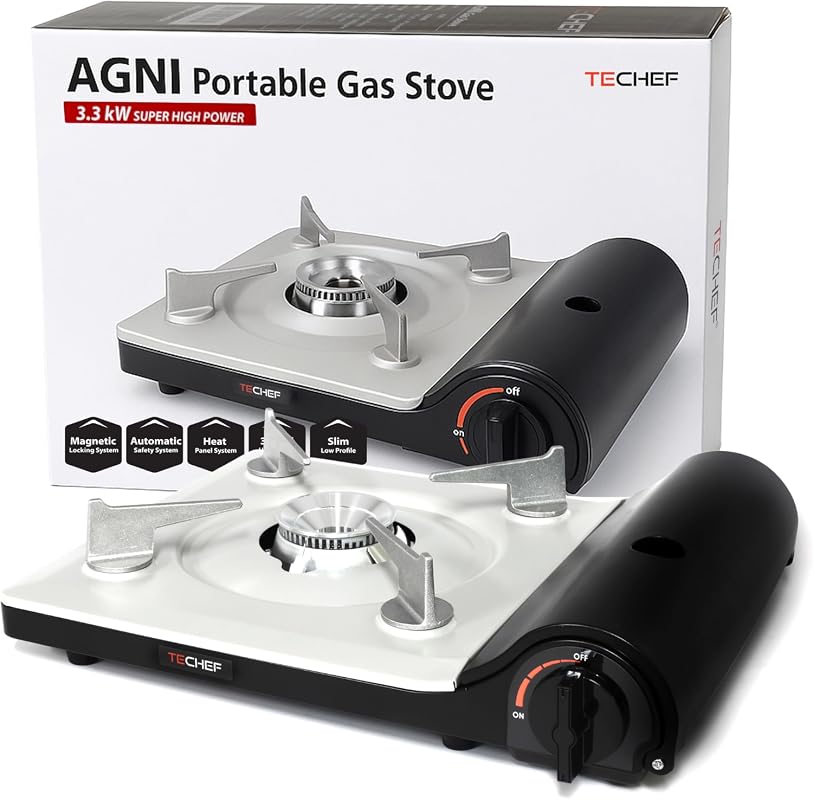 TECHEF AGNI Portable Butane Gas Stove Burner Made in Korea for Camping